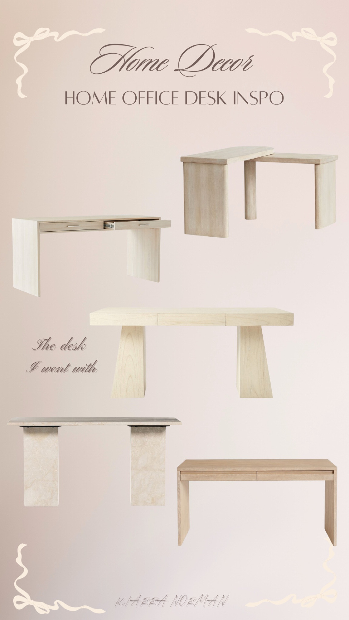 Other home office desk inspo 

Home office, home work space, home decor, desk, desk for home, office finds, rotating desk, marble desk, wood desk, college desk, chic desk, home style, office style, minimalist style

#LTKWorkwear #LTKHome #LTKU