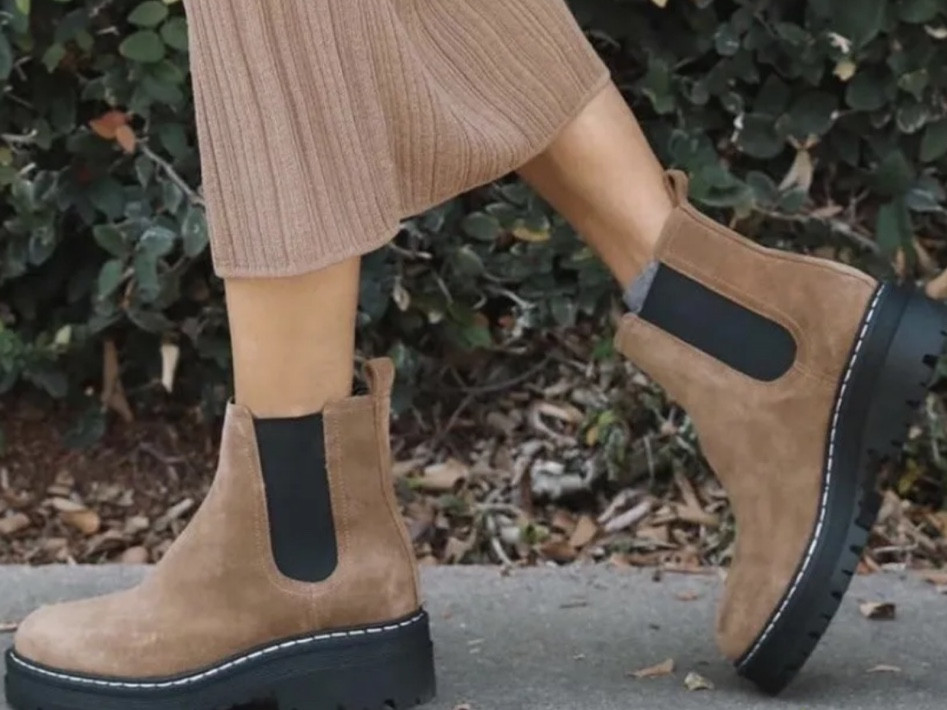 I wanted a lug boot without the bulk. I took a chance on this pair by Marc Fisher which is not a brand I typically buy. Very pleased! Bonus, I found on eBay! I especially like to buy boots on resale. I like that they don’t look brand new. I wore the boots last night with Everlane bone colored jeans (linked) and monochromatic sweater. Topped it with a colored coat. 

#LTKFind #LTKshoecrush #LTKSeasonal