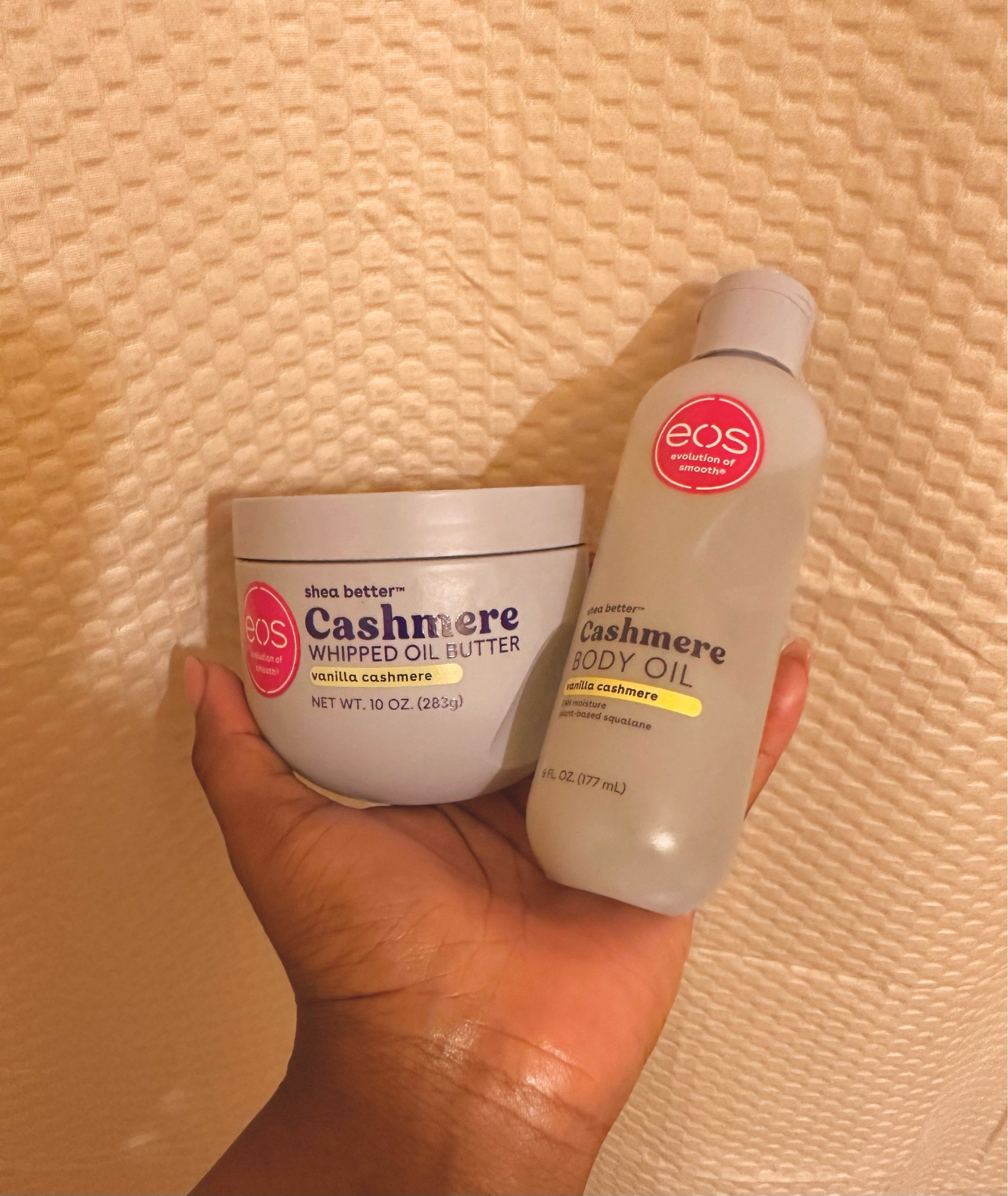 New In Target: EOS Cashmere Vanilla Body Oil and Body Butter ✨