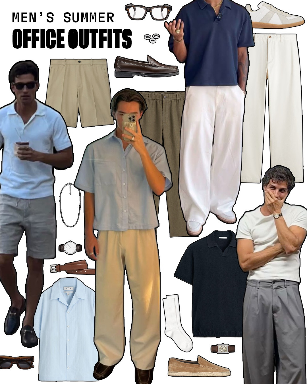 warm-weather office outfits for a business casual dress code 💼

#LTKStyleTip #LTKWorkwear #LTKMens