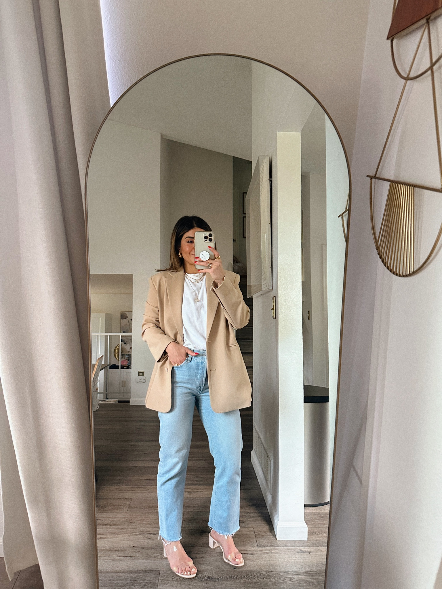 A classic look that never fails! 
Tee size xs
Jeans size 25
Sandals are super comfy and under $40! 
Linked similar blazers!! This one is from a few season ago!

#LTKFindsUnder50 #LTKFindsUnder100 #LTKStyleTip