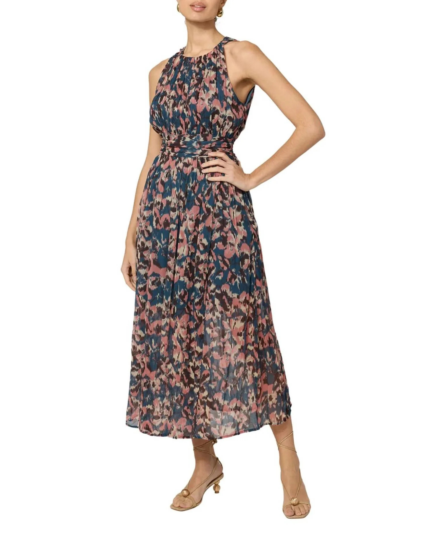 Leia Ankle Dress In Le Jules Print | Shop Simon