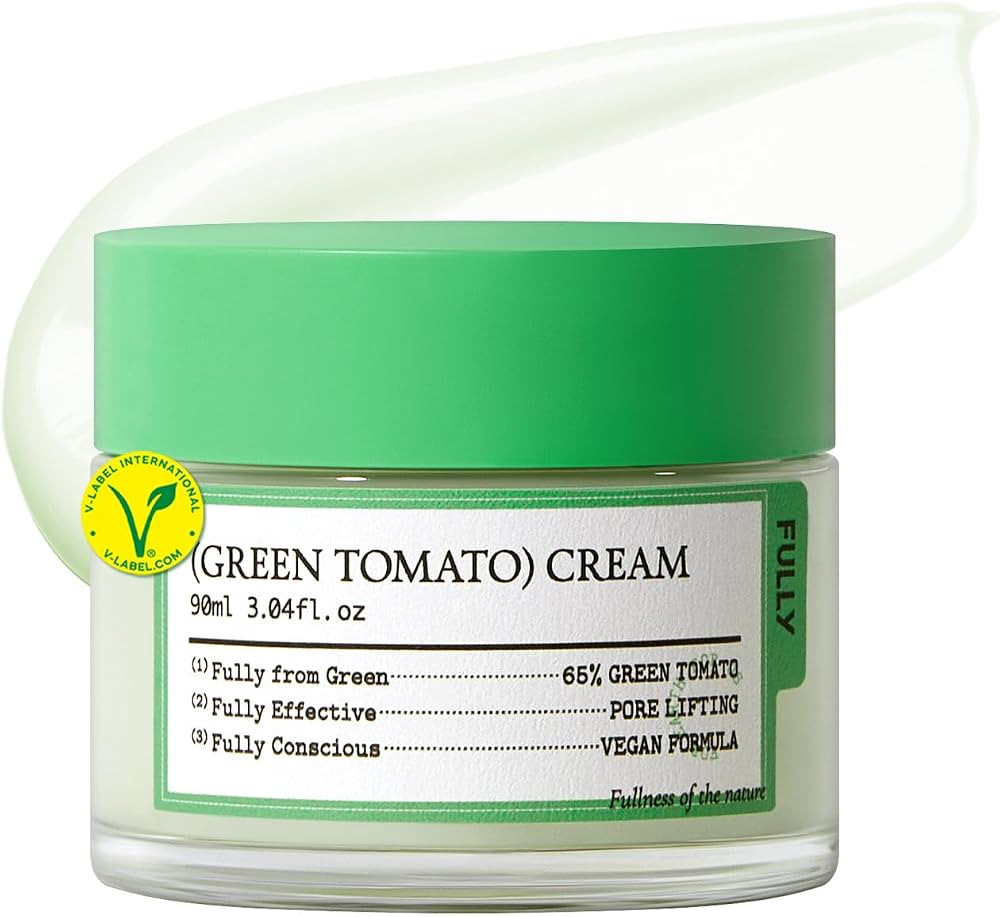 FULLY Green Tomato Facial Cream, Pore Lifting with 65% Green Tomato Extract and Vitamin C, Facial... | Amazon (US)