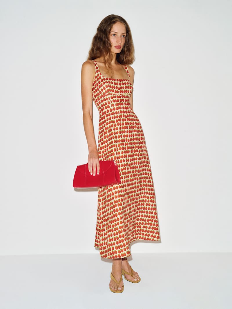 Reformation Sabine Linen Dress Ivory 8 | Reformation (Global)