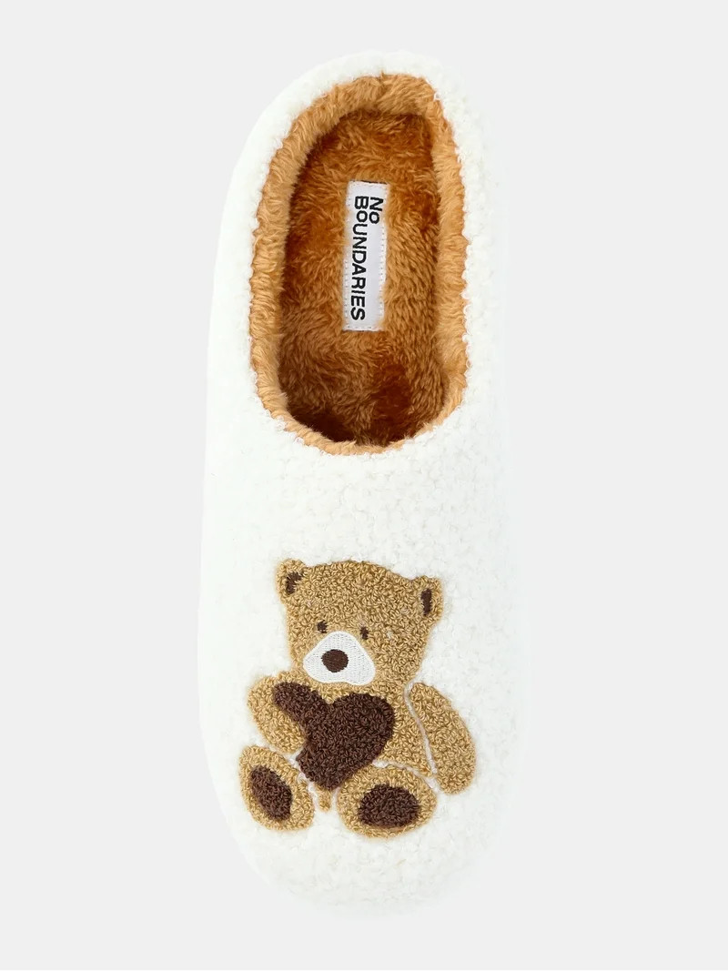No Boundaries Women's Bear Icon Slipper | Walmart (US)