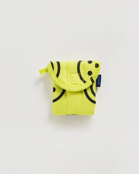 Puffy Earbuds Case - Yellow Happy | ban.do Designs, LLC