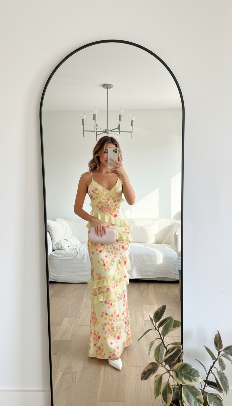 The sweetest garden wedding guest dress 🌼

This yellow floral maxi is perfect for spring weddings, outdoor ceremonies, and romantic wedding guest outfits. 

 #LTKootd #LTKWedding