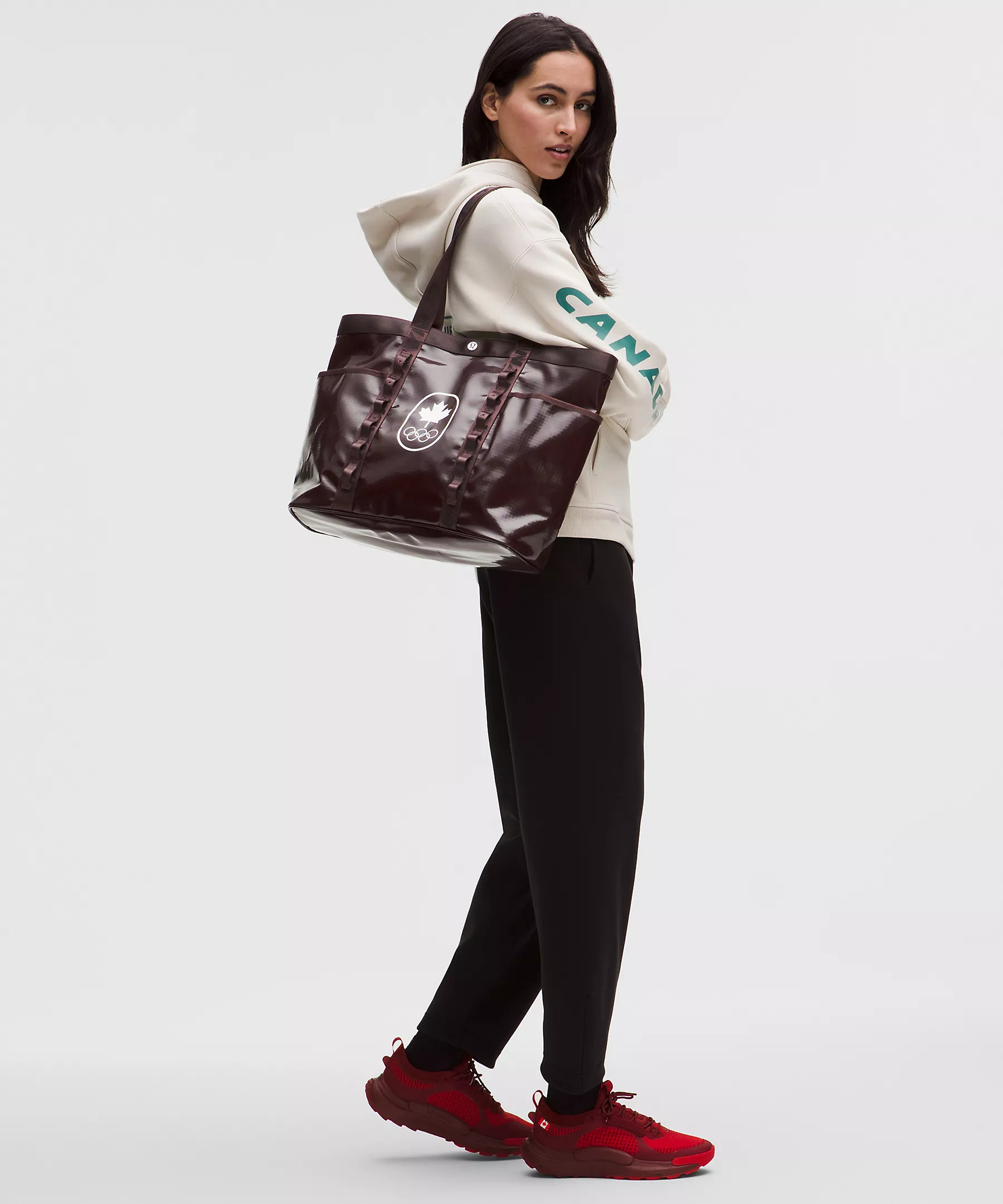 Team Canada Ripstop Cinch-Closure Tote Bag 20L | lululemon (CA)