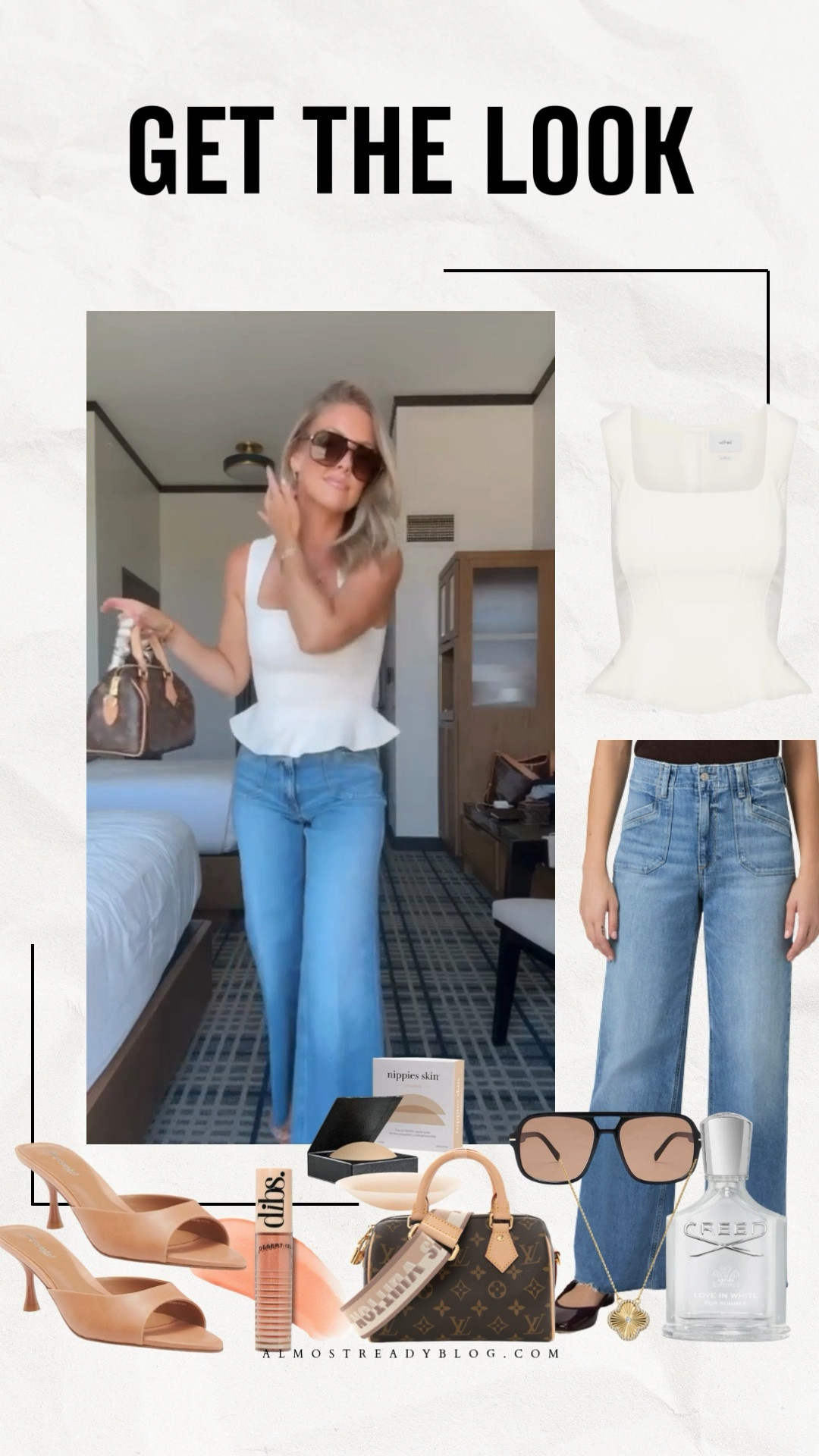 XS top / 24 Petite jeans (size down they are very soft and comfortable!) 

elegant look, dinner date outfit, casual chic style, gorset top, business casual, amanda west, almost ready blog.

#LTKFindsUnder100 #LTKFindsUnder50 #LTKStyleTip