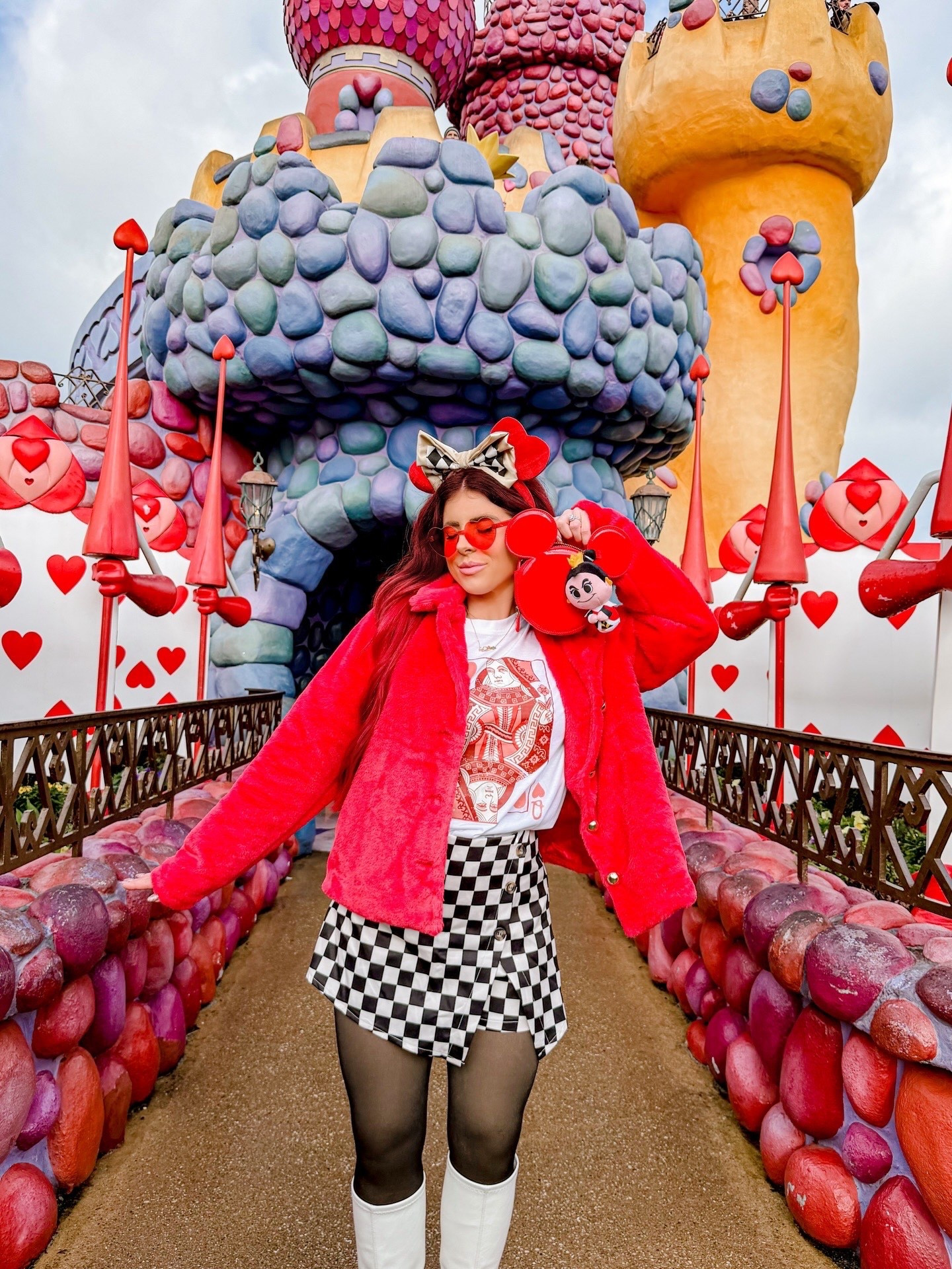 Queen of Hearts Outfit Inspo♥️ Queen of hearts, Disney girl, Disney outfit, Queen of hearts style, disney fun, Disney styled, Disney outfit, Disney things, Alice in wonderful, Alice outfit, Disneyland Paris 

#LTKootd #LTKSeasonal #LTKgrwm