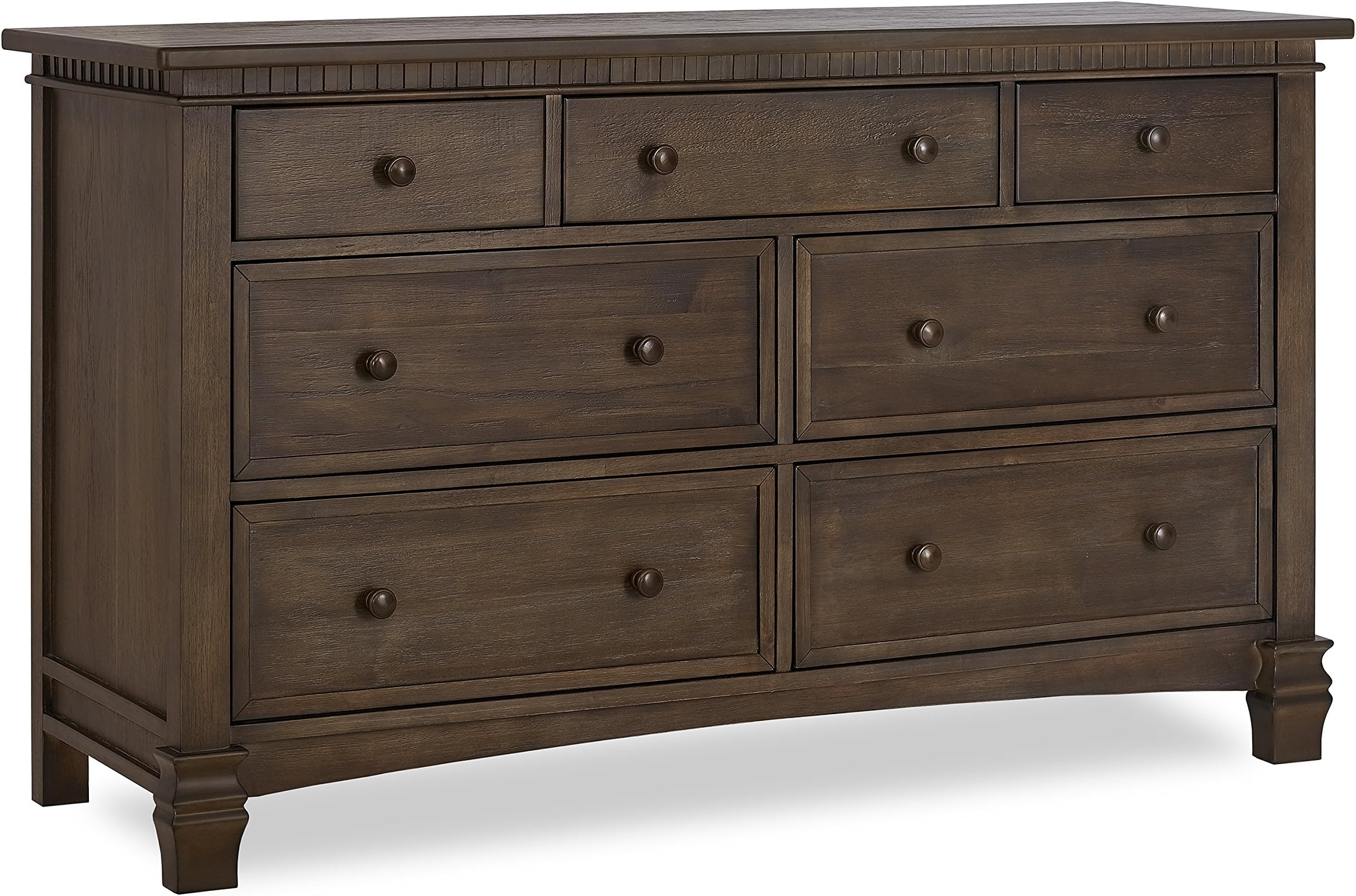 Evolur Cheyenne and Santa Fe Double Dresser, Antique Brown, 54x33x20.3 Inch (Pack of 1) | Amazon (US)