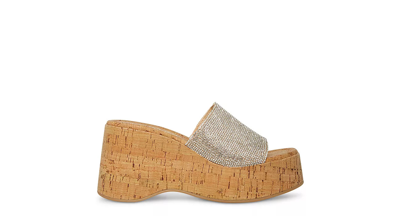 Madden Girl Womens Zahara-r Sandal - Silver | Rack Room Shoes