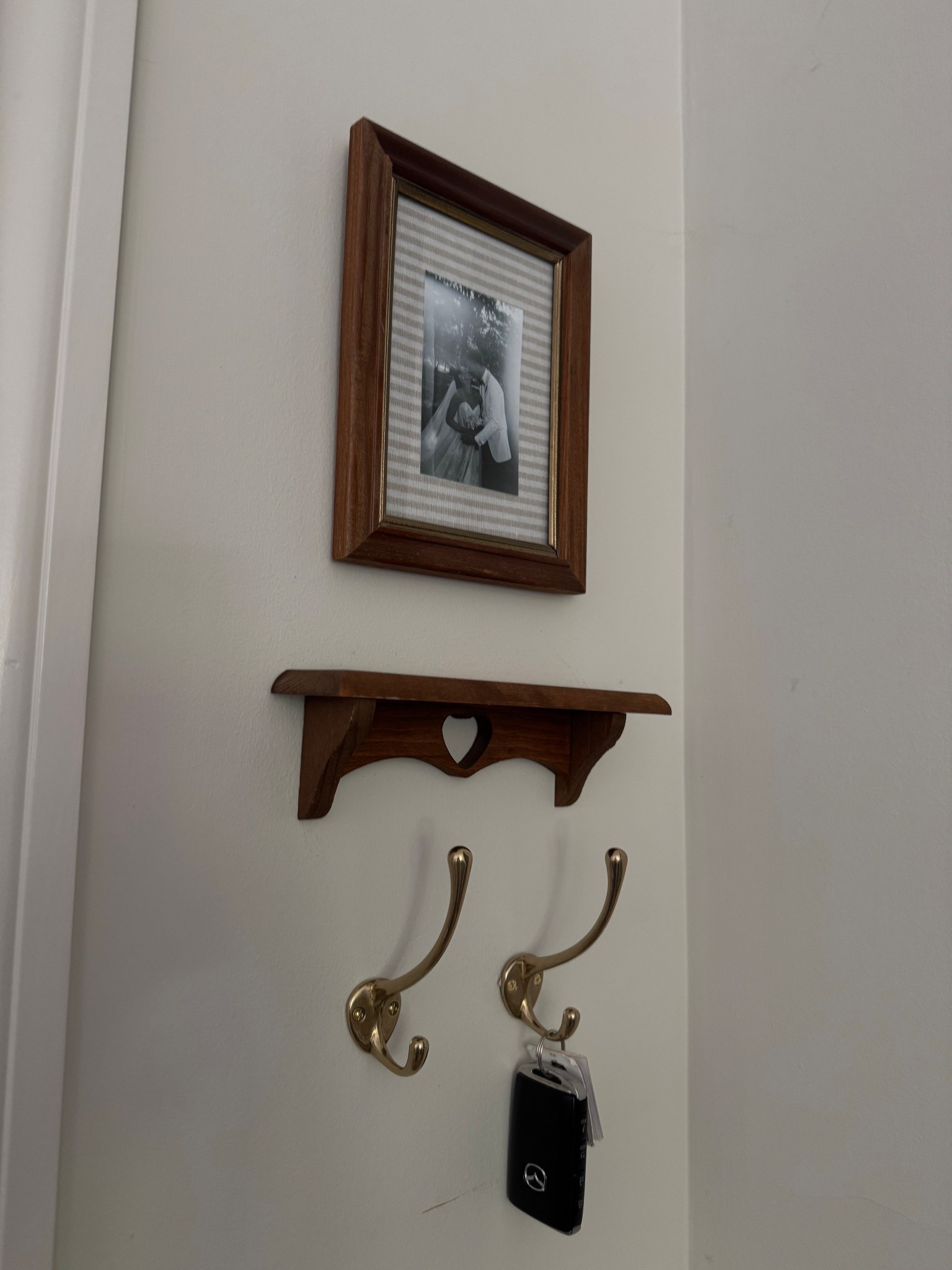 Frame & shelf are thrifted! Fabric is hobby lobby

#LTKHome