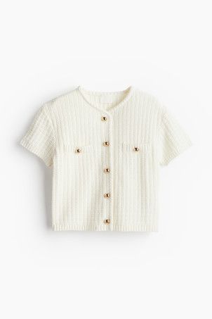 Short-sleeved Cardigan | H&M (US + CA)