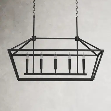 Snellville 5 - Light Kitchen Island Linear Pendant | Wayfair North America