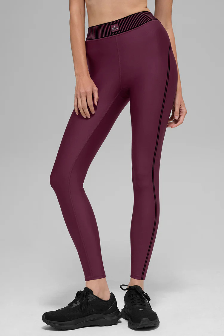 Airlift High-Waist 7/8 Line Up Legging | Alo Yoga (US)