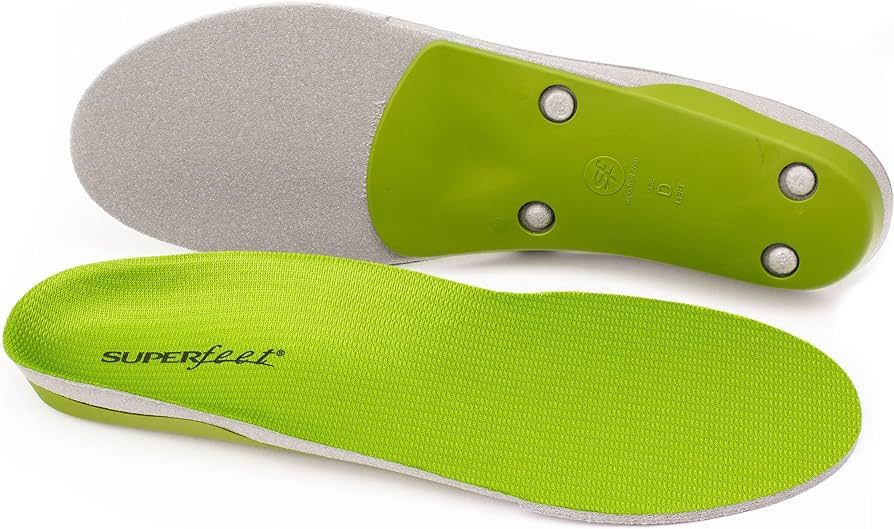 Superfeet GREEN - High Arch Orthotic Support - Cut-To-Fit Shoe Insoles - Men 9.5-11 / Women 10.5-... | Amazon (US)