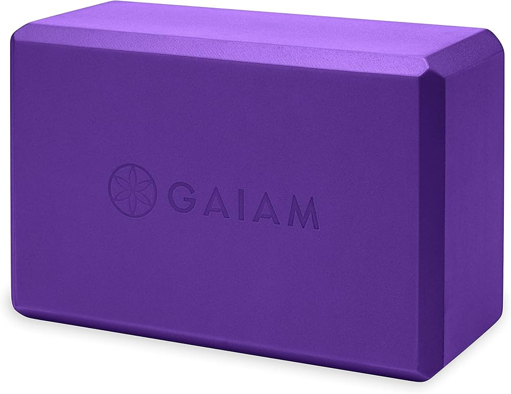Gaiam Yoga Block - Supportive Latex-Free Eva Foam - Soft Non-Slip Surface with Beveled Edges for ... | Amazon (US)