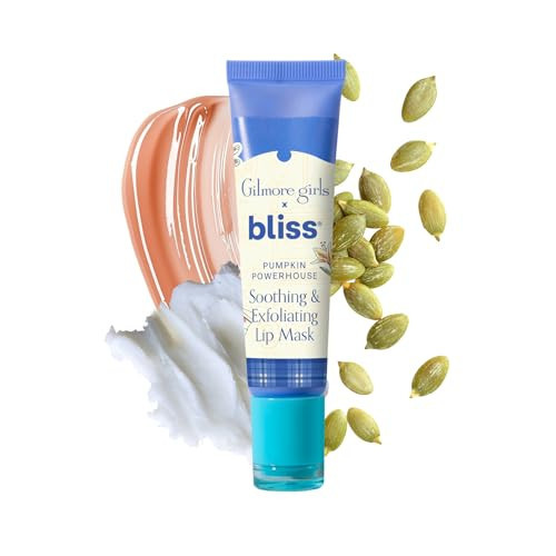 Bliss Lip Masks - Hydrating, Soothing, Exfoliating - Mighty Marshmallow & Pumpkin Powerhouse (03 Gilmore Girls Pumpkin Powerhouse) | Amazon (US)