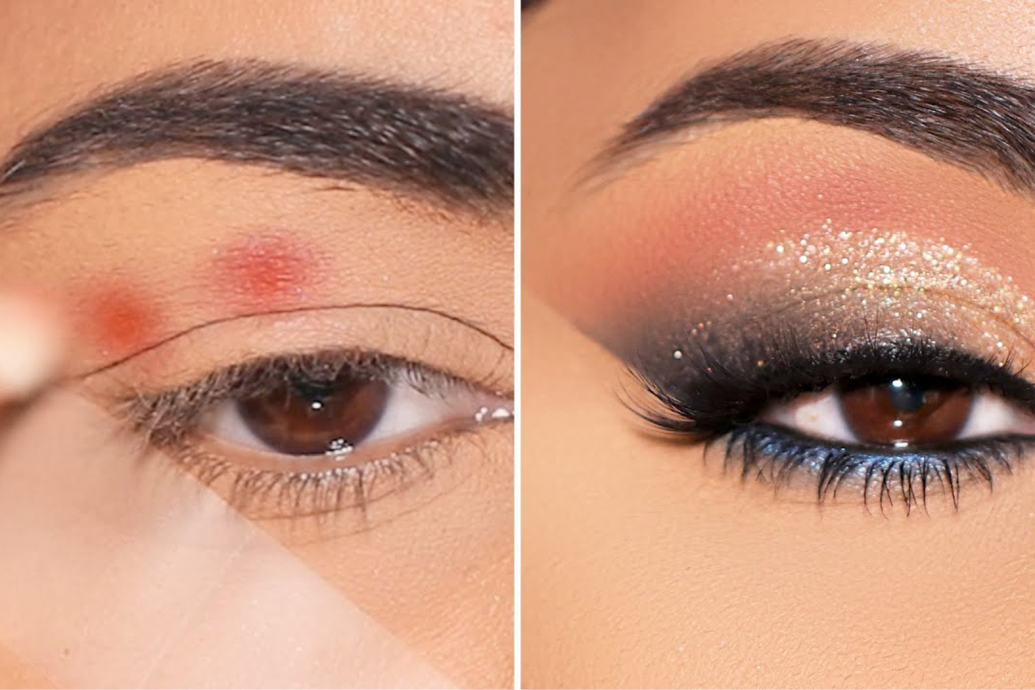 Beauty products I used to map my eyeshadows to create a stunning half cut crease with a Smokey eye liner and glitter! 

#LTKbeauty #LTKFind