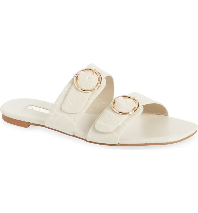 Alaia Snakeskin Embossed Slide Sandal | Nordstrom
