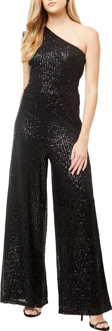 Jupiter Sequin One-Shoulder Jumpsuit | Nordstrom Rack