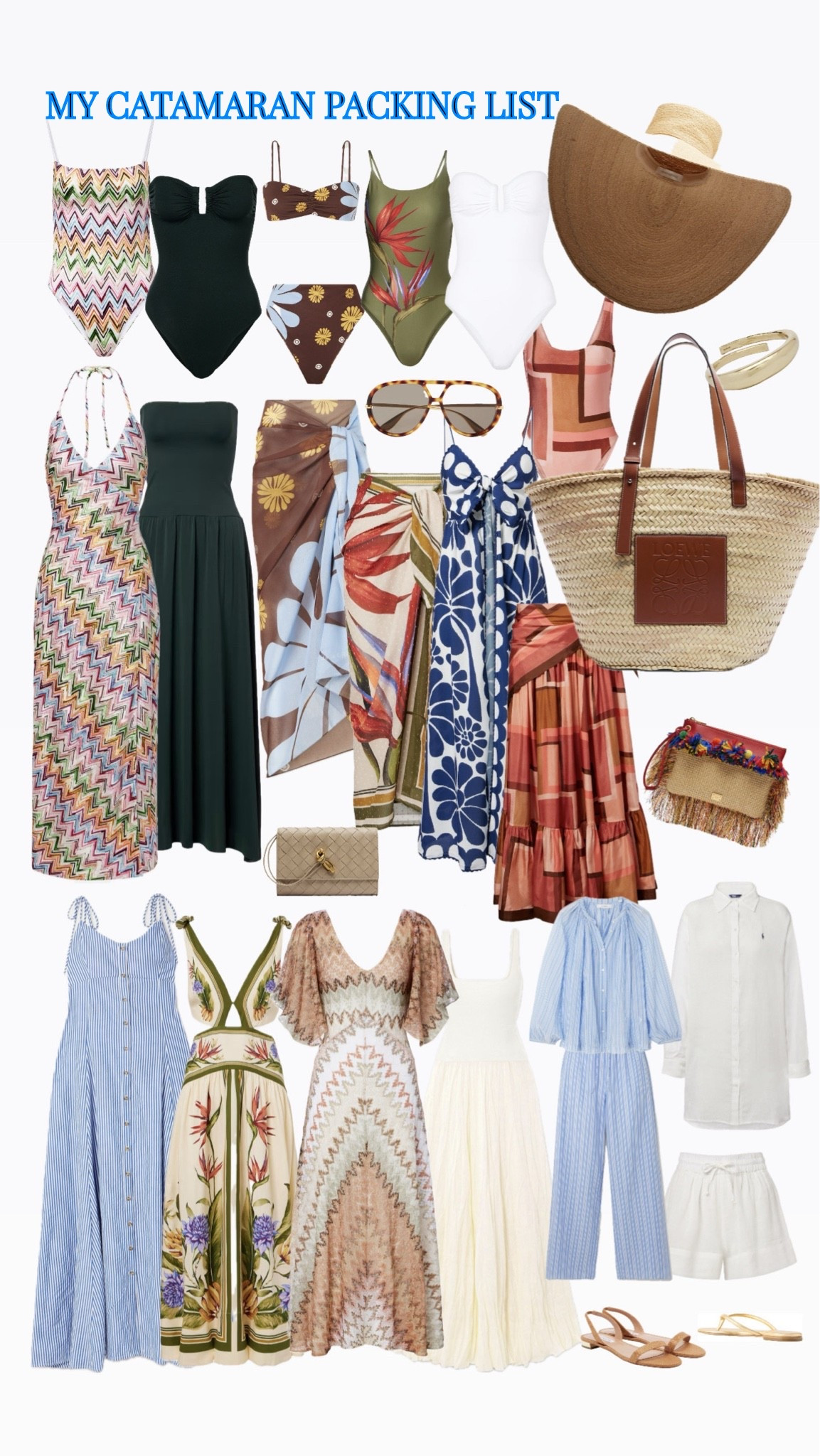 A catamaran trip calls for a slightly different packing list. Think chic swimwear, easy cover-ups, a dress that works from lunch to sunset drinks, flat sandals you can actually walk in, a big hat, and a roomy tote for all the essentials.
These are the pieces I’d pack for days spent between the sea, the sun, and a few unforgettable sunsets. ⛵️✨

#LTKSwim #LTKSeasonal #LTKSaleAlert