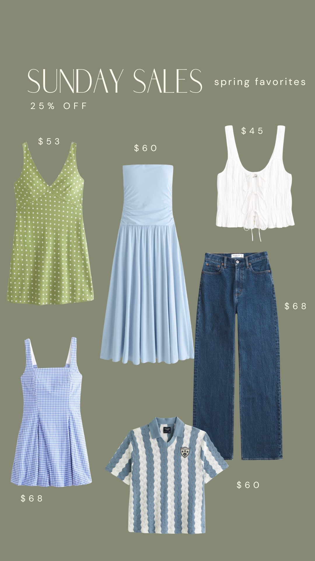 25% off Abercrombie today!! These are my spring favorites 

#LTKSaleAlert #LTKFindsUnder100 #LTKSeasonal