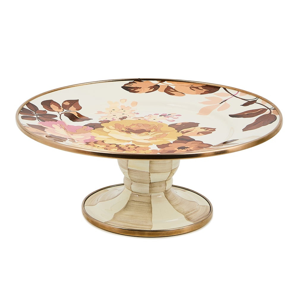 Floral Pedestal Platter | MacKenzie-Childs