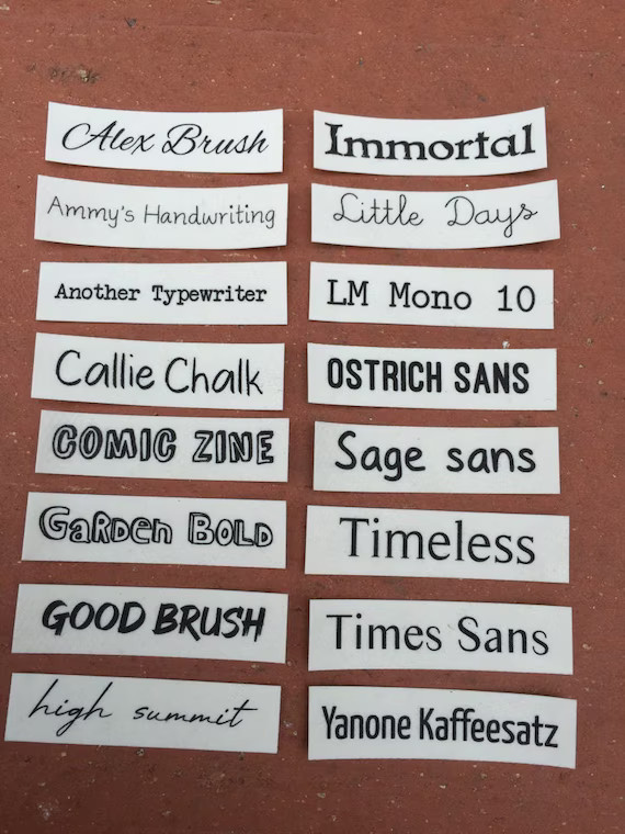 100% Cotton Iron-on Labels Fast Shipping Organic Cotton - Etsy | Etsy (US)