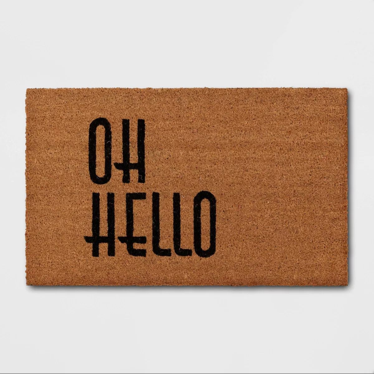 1'6"x2'6" Oh Hello Doormat Natural - Threshold™ | Target