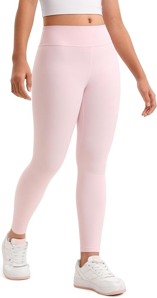 CRZ YOGA Girls Butterluxe Full Length Athletic Leggings - Kids High Waist Lounge Pants Active Dan... | Amazon (US)