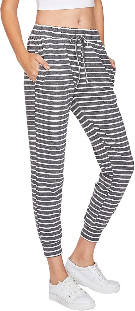 Women's Drawstring Waist Long Workout Yoga Active Pant with Pocket | Amazon (US)