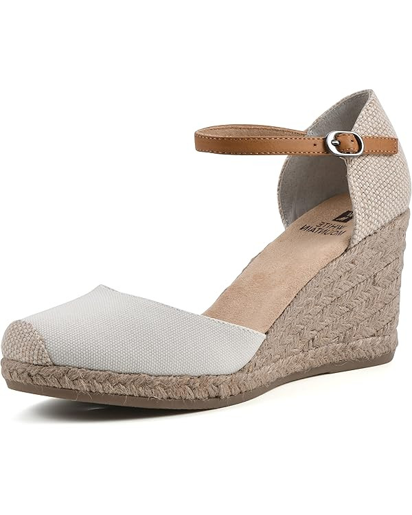 WHITE MOUNTAIN Women's Mamba Espadrille Wedge Sandal | Amazon (US)