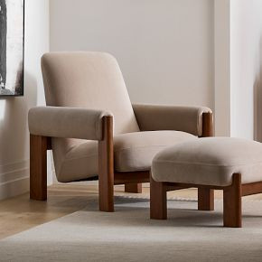 Nils Chair & Ottoman Set | West Elm (US)