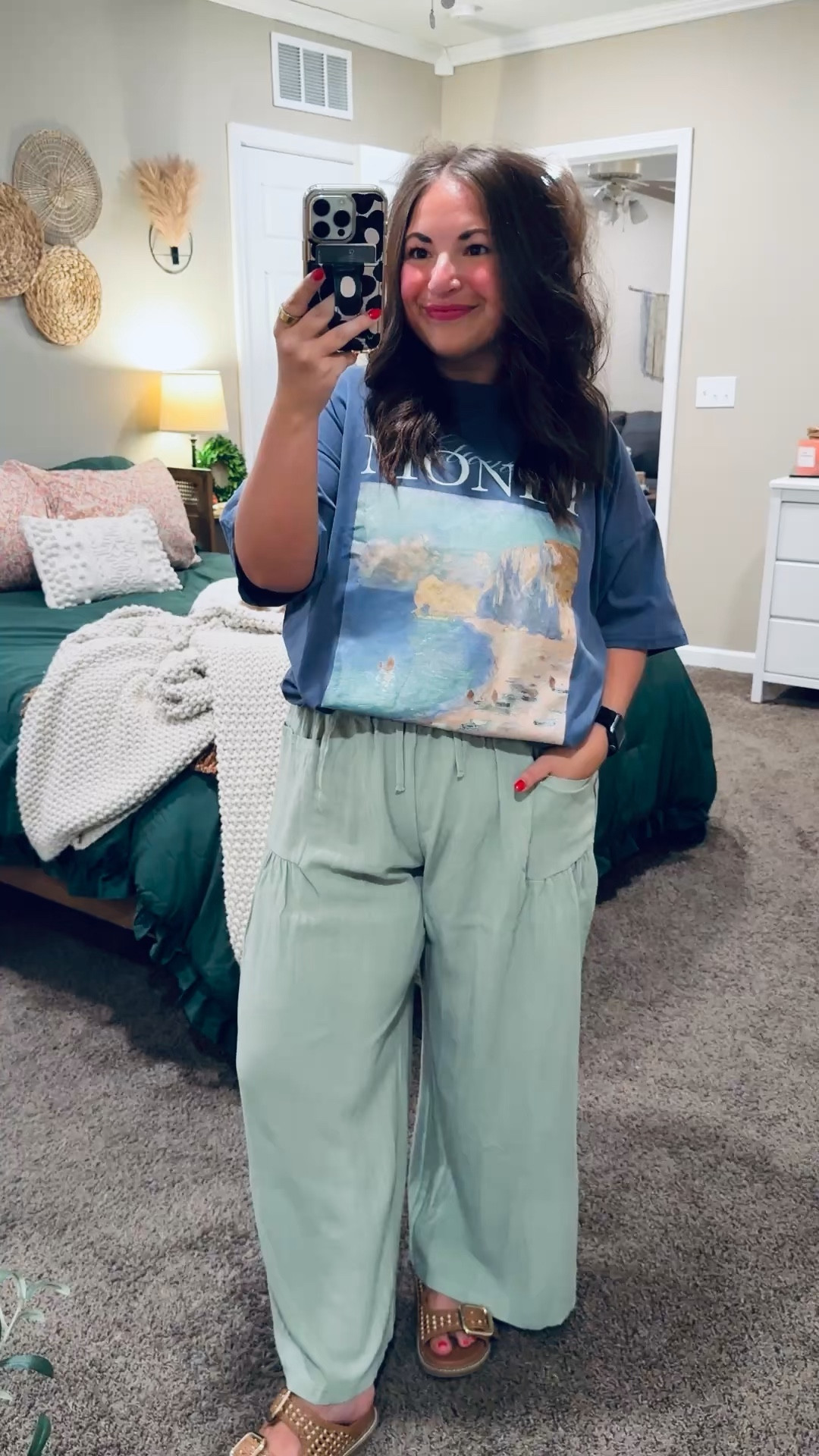 your go-to graphic tee for those easy, everyday outfits 🙌🏼 paired with denim, layered with a cardigan, or styled for the classroom—this Target find does it all & stays comfy all day 🤍✨

sandals: fit true to size // wearing a 5
pants: fit true to size // wearing an XL
tee: fits WAY oversized // wearing a large, fits like an XL 

 

#LTKootd #LTKMidsize #LTKWorkwear