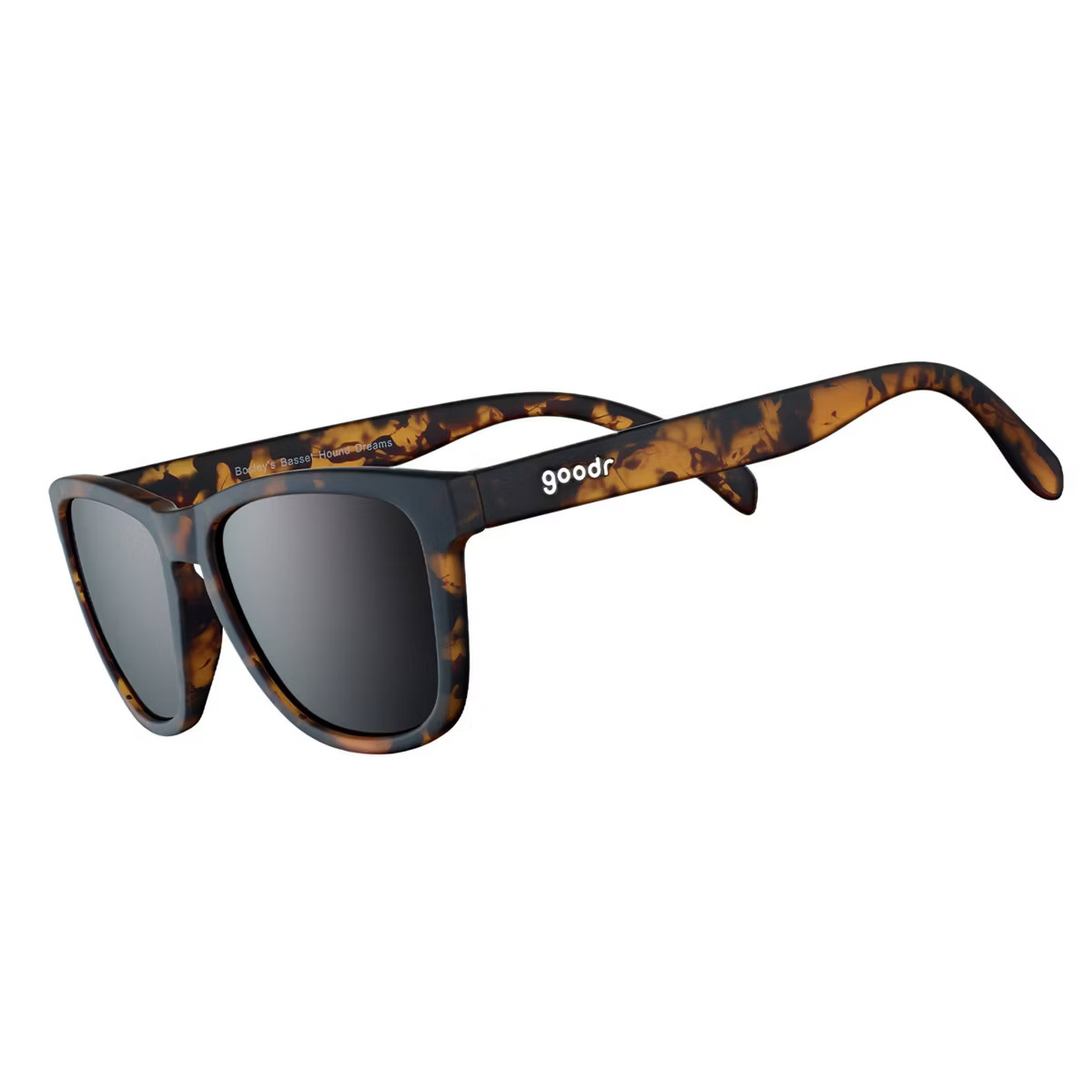 goodr Bosley's Basset Hound Dreams OG Rectangle Sunglasses - Brown: Polarized Plastic Lenses, One... | Target