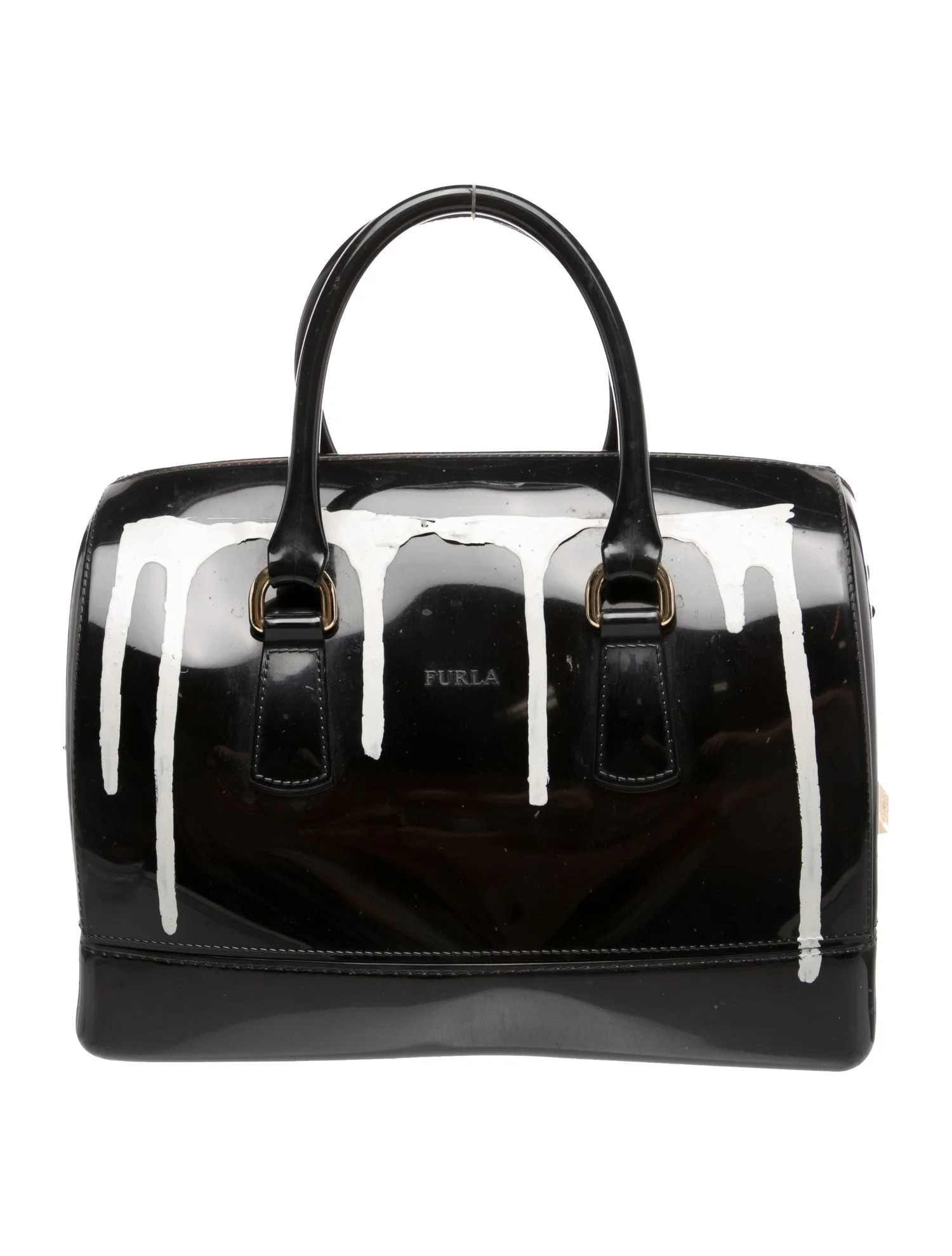 Rubber Top Handle Bag | The RealReal