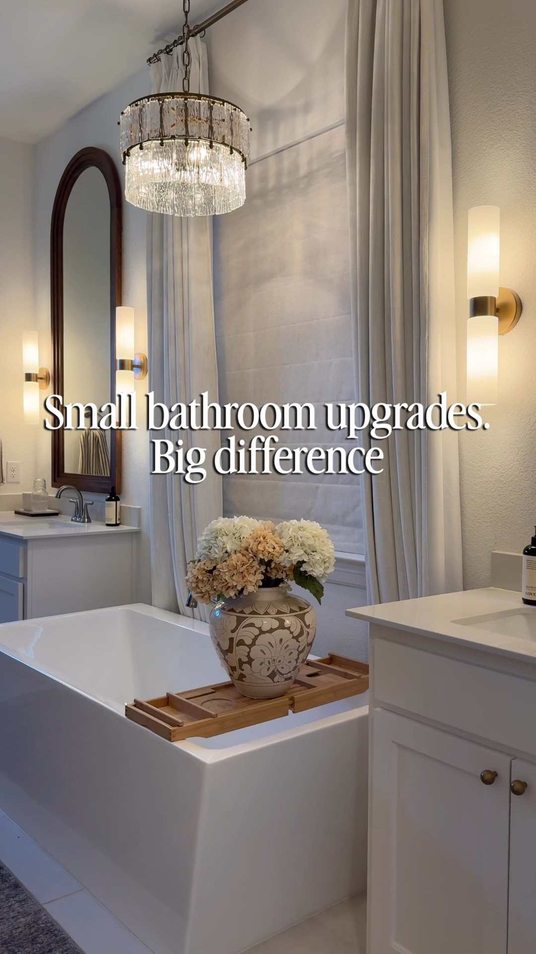 It wasn’t a full remodel — just better details 🤍

We swapped the mirror, updated the vanity lighting, changed the cabinet hardware + door knob, added a runner, and finished it off with my favorite bath towels. @Wayfair #ad #wayfairpartner #wayfair

#LTKHome