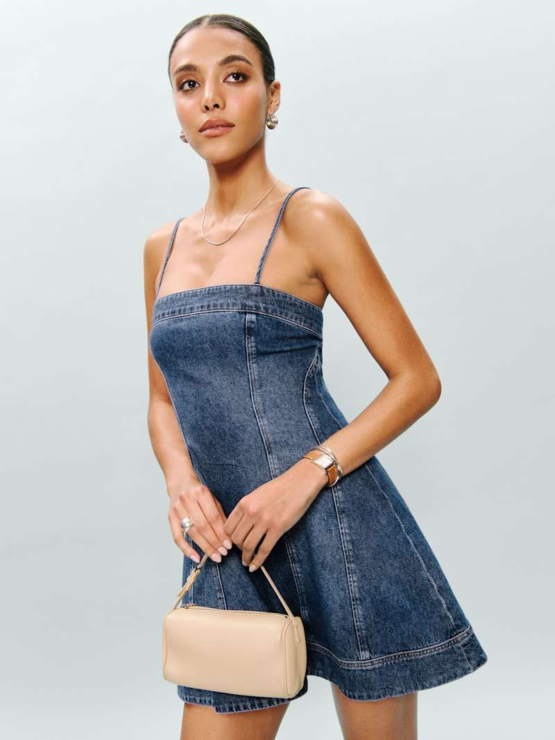Elma Denim Mini Dress | Reformation (Global)