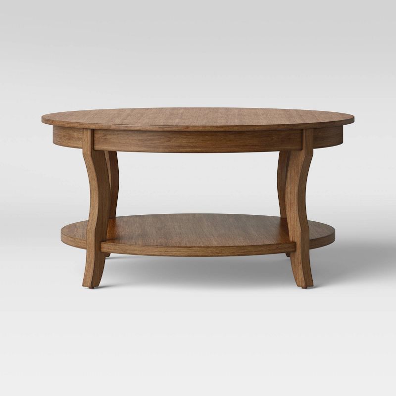 Shelburne Round Coffee Table Natural - Threshold™ | Target