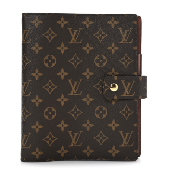 Monogram Large Ring Agenda Cover | FASHIONPHILE (US)