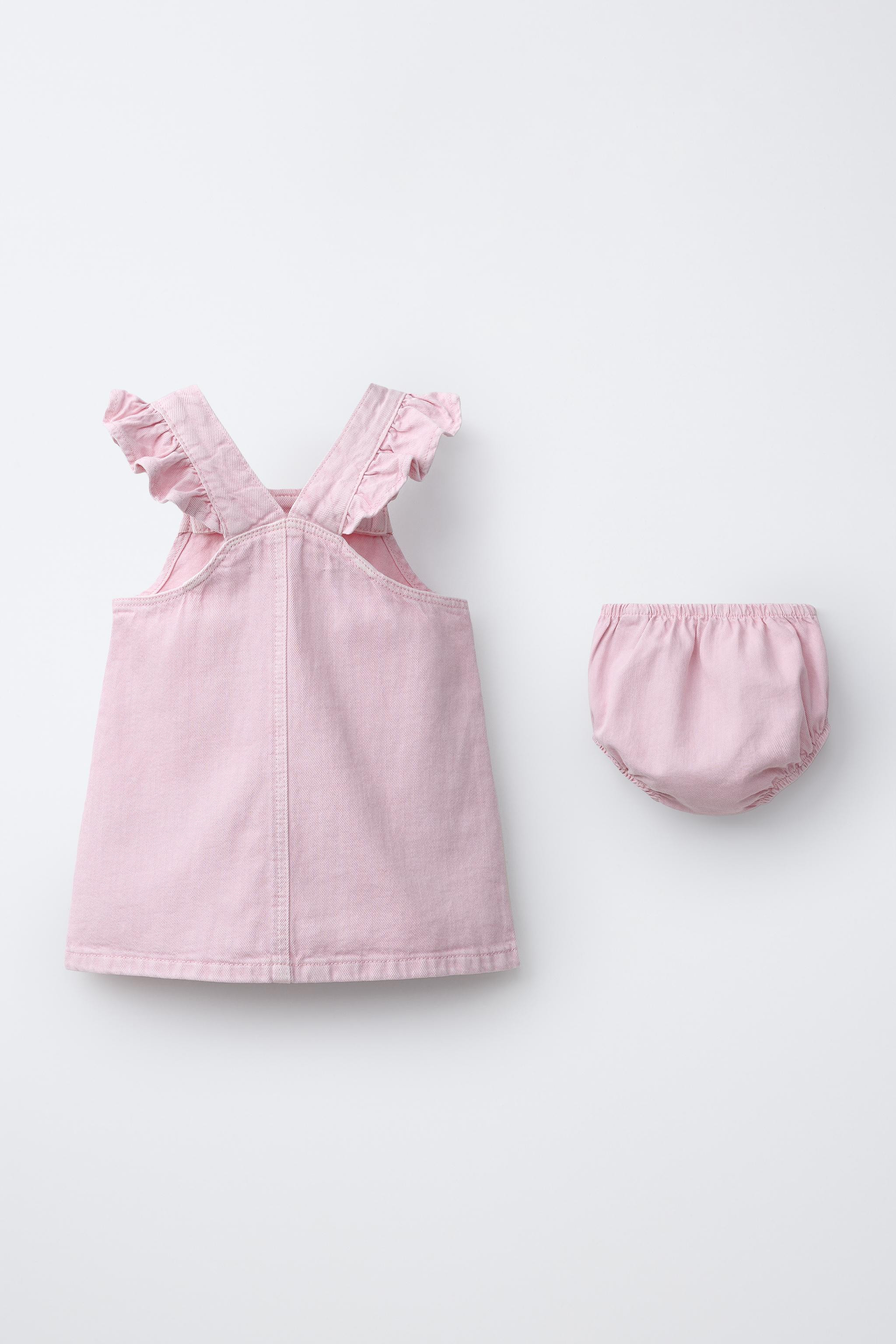 TWILL PINAFORE DRESS | Zara US