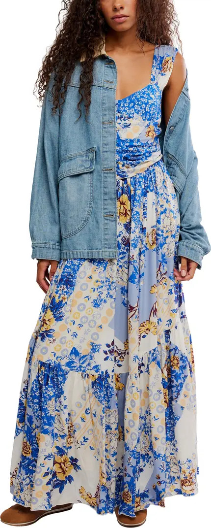 Sasha Floral Mesh Midi Dress | Nordstrom