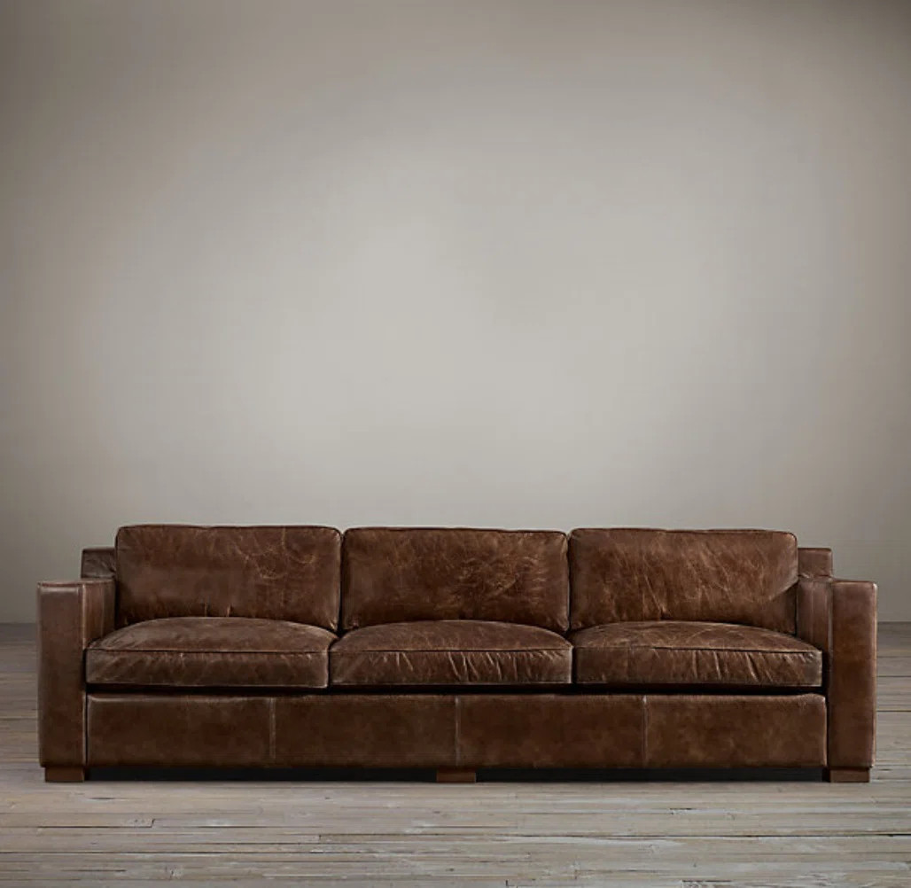 Retro Brown Sofa | Wayfair North America