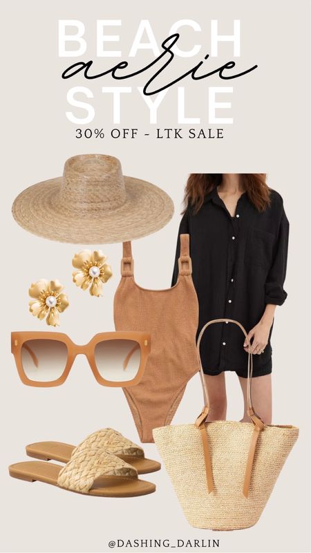 Aerie spring sale 🫶🏼 30% off!! 
Loving this one piece swimsuit. 
Comes in so many other colors. 
Fits TTS. I got a medium. 
I size down to a small in the top/coverup. 
Use code SPRINGLTK 

#aeriesale #swimseason #springoutfit #resortwear #aerieswim #swimsuit #springbreak #beachoutfit 

#LTKSpringSale #LTKSeasonal #LTKover40