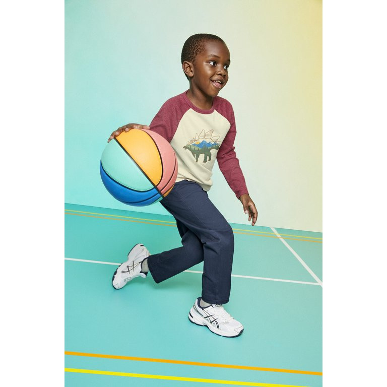 365 Kids by Garanimals Boys Raglan Graphic Tee with Long Sleeves, Sizes 4-10 | Walmart (US)