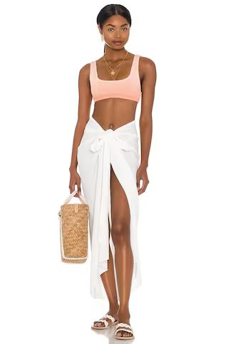 HAIGHT. Panneaux Sarong in Off White from Revolve.com | Revolve Clothing (Global)