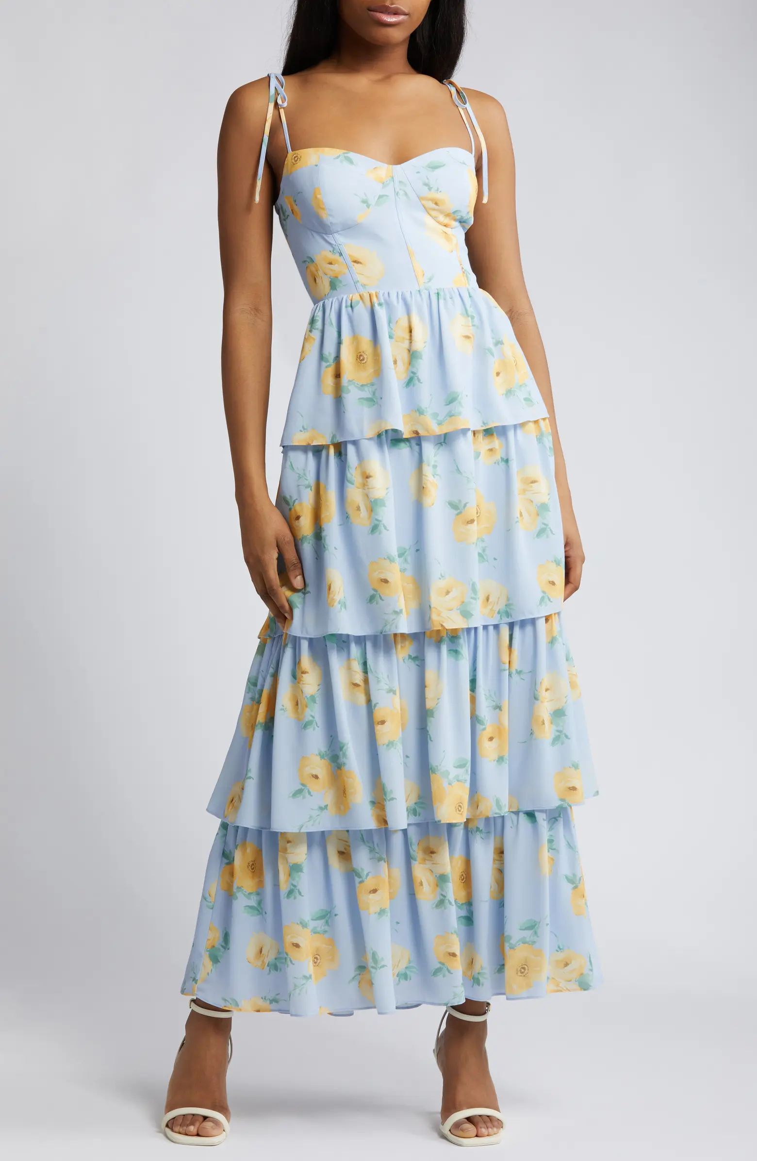 THe Lexi Floral Tiered Maxi Dress | Nordstrom