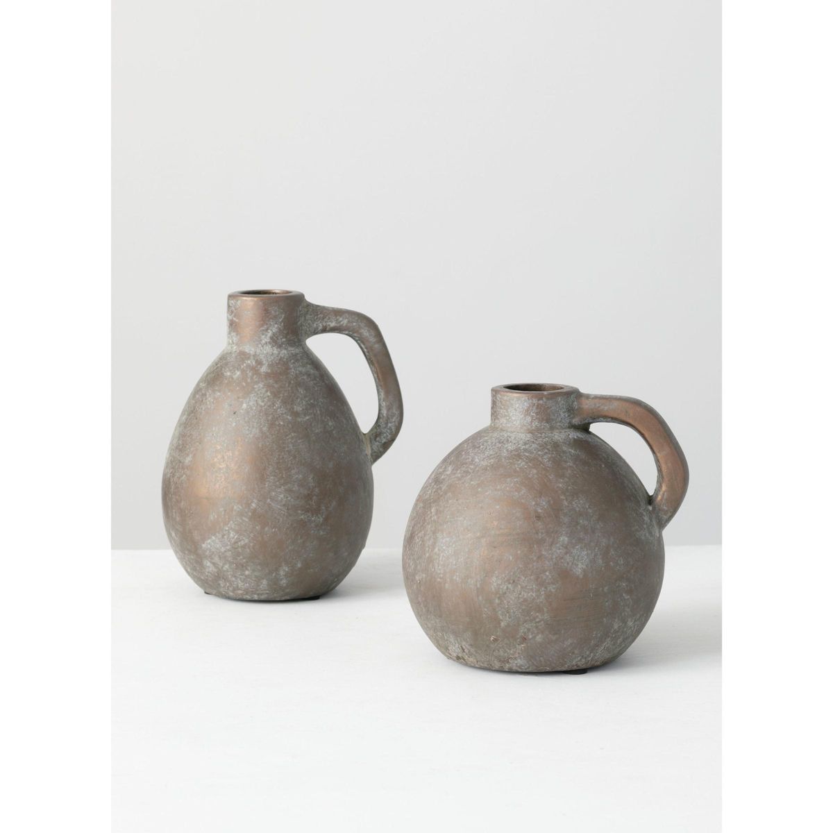 Sullivans Set of 2 Jug Vases 7.25"H & 6"H brown | Target